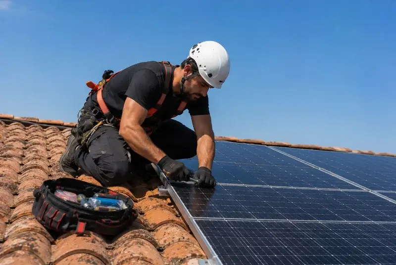 Maintenance et monitoring de panneaux solaires à Valserhône