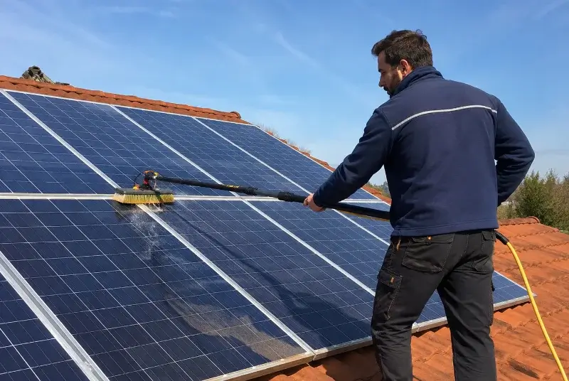 Nettoyage et entretien de panneaux solaires à Valserhône